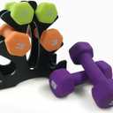 CAP Barbell Neoprene Dumbbell Weights Pairs & Sets | Multiple Colors (20 lb Set)