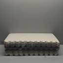 ProSource Foam Puzzle Floor Play Mat for Kids and Babies with Solid Colors, 36 or 16 Interlocking Tiles with Borders, Brown/Beige/Grey