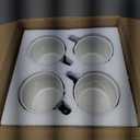 SOUJOY Set of 4 Large Ceramic Coffee Mugs, 15 Oz Hand Painted Coffee Cups with Handles, Vintage Glazed Porcelain Soup Mugs for Tea, Hot or Cold Drinks, Best Gifts for Birthday, Thanksgiving, Christmas