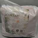 MYSKY HOME Pink Curtains for Bedroom 90 Inches Long Living Room Curtain with Pom Pom Sheer for Dining Room Grommet Double Layer Nursery Curtain Drapes Toddler Room Darkening Window Panels 52 x 90 in