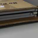 No Pawblems Free Standing Dog Gate with Cat Door, 30'' Tall Foldable Dog Fence for Indoor & Outdoor, Up to 78 Inch Extra Wide Puppy Gate for Stairs, Hallways, Doorways, Deck, Yard (White, 3 Panels)