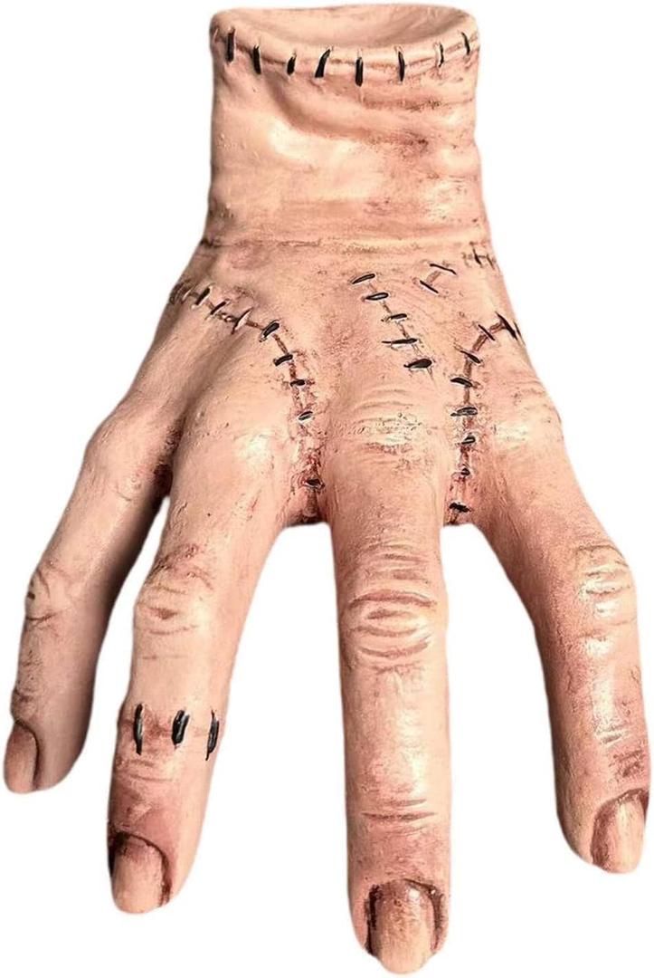 Adams Fake Thing Hand Toys, 2025 The Thing from Addams, Cosplay Hand by Addams,Scary Prosthetic Props Decorations Gift for Fans (Palms)