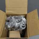 Black Decorative Farmhouse Curtain Rods:72-144"Adjustable Heavy Duty Single Window Curtain Rod for Bedroom Living Room,Matte Black Boho Rustic Drapery Rods with Vintage Twist Finial Easy Install