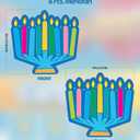 2 x Izzy 'n' Dizzy Hanukkah Cutouts, Happy Hanukkah and Happy Chanukah Holiday Party Decoration (34 Piece)