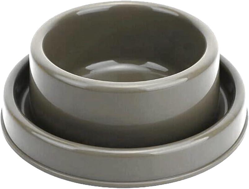 Ants Away Dog Bowl Cat Puppy Food Bowls Round No Spill Eating Feeder for Small Animals Brown, Small
