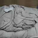 CozyLux Queen Comforter Set Beige - Bed in a Bag Queen Size 7 Pieces, Luxury Soft Bed Set for All Seasons, Bedding Set with Down Alternative Comforter, Sheets, Pillowcases & Shams