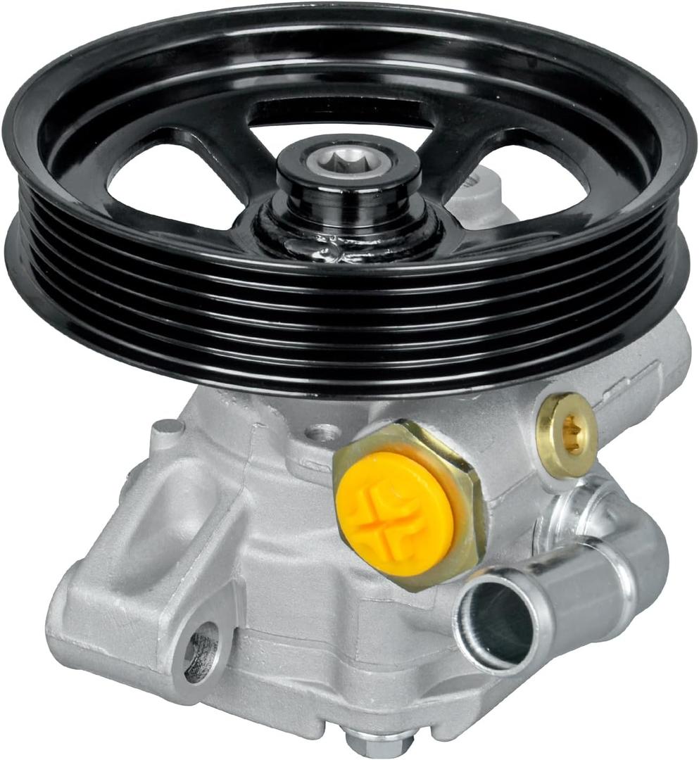 Power Steering Pump with Pulley Compatible with Buick Enclave Chevrolet Equinox Traverse GMC Acadia Pontiac Torrent Saturn Outlook Saturn Vue Replaces 15285501 20-2403