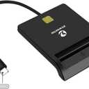 ZOWEETEK Type C CAC Reader, Smart CAC Card Reader USB C for DOD Military Common Access CAC, Compatible with Windows, Mac OS