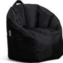 Big Joe Milano Kid's Smartmax Black Beanbag Chair