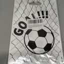 5 x CELSOL 50 Pcs Soccer Goodie Bags – Reusable Football Party Favor Bags for Team Celebrations, Kids Birthday, Candy Snacks & Gifts – Sports Theme Treat Bags for Game Day Decorations, Standard Gift Bag Size