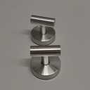 Suction Cup Hooks for Shower,Heavy Duty Shower Towel Suction Hooks,No Drill Wall Mounted Towel Hooks for Bathrooms Wall,Kitchen,Glass,Mirror,Tile to Hang Towels,Robes,Coat-Silver(2 Pack)