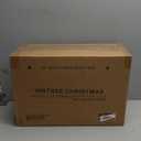 30 Inch Outdoor Prelit Christmas Tree 2 Pack, Battery Operated Small Xmas Tree 100 LED Lights, for Entrances Tabletop Ornaments for Porch Driveway Yard Garden Green