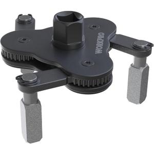 WORKPRO Universal Oil Filter Wrench Adjustable, Magnetic Oil Filter Removal Tool, Oil Filter Change Set, Ideal for Engine Filters, Conduit, & Fittings