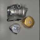 Inflatable Oversized Ornaments Jumbo Christmas Balls 15" 18" 25" or 30" inches Holiday Decorations Indoor Outdoor (Silver)