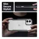 RAPTIC Shield for iPhone 16 Plus Case, [for 2024 Capture Button Shockproof Protective Clear Case], Military Grade 13ft Drop Tested, Durable Aluminum Frame, Anti-Yellowing Case, 6.7 inch, Mocha