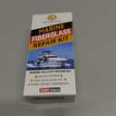 Marine Fiberglass Repair Kit for Boats, Gel Coat Repair Kit for Boats, Fiberglass Boat Repair Kit, Epoxy Filler for Boats, Fiberglass Kit Fix Holes Chips Pit Cracks (Color Match)