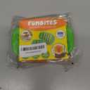 FUNBITES Sandwich Cutter for Kids Lunch, Mini Cookie Cutters, Bento Box Accessories, Cuts Food into Bite-Size Shapes for Toddler Lunch, Great for picky eaters - Green Squares 1pk