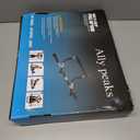 Ally Peaks Pull Up Bar for Doorway | Thickened Steel Max Limit 440 lbs Upper Body Fitness Workout Bar| Multi-Grip Strength for Doorway | Indoor Chin-Up Bar Fitness Trainer for Home Gym Portable (silver2)