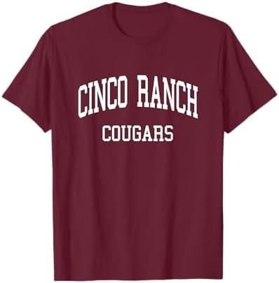 Cinco Ranch High School HS Katy TX Retro Sports T-Shirt, M