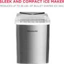 Frigidaire EFIC123-SS Counter Top Maker, Produces 26 pounds Ice per Day, Stainless Steel