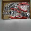 Saker Electrical Disconnect Pliers Electrical Connector Removal Tool  5PCS Automotive Hose Clamp Tool Set for DIY Car Owners, Safe Electrical Connector Removal, Tight Engine Bay Repair & Maintenance