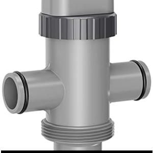 SHAPON Dual Split Hose Plunger Valve Compatible with Intex Pool Parts and Accessories Replacement for Above Ground Swimming Pool and Pool Filter Pump (1 Pack)