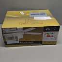 Ceiling Fans with Lights, 52 Inch Low Profile Ceiling Fan with Light and Remote Control, Flush Mount, DC Reversible Motor, Noiseless, Brown 6 Speeds Ceiling Fan for Bedroom