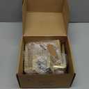 goldenwarm Gold Privacy Door Handle, Heavy Duty Zinc Alloy Interior Door Handles, Interior Brushed Gold Door Lever for Bedroom, Bathroom, 4 Pack