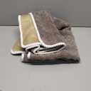 vctops Geometric Jacquard Plush Sofa Couch Covers Farmhouse Neutral Non Slip Sectional Couch Cover Soft Warm Sofa Slipcover for Dogs, Children, Pets Furniture Protector (Brown,28"x70")