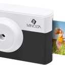 Minolta Instapix Instant Print Digital Camera - Colorful Photos, 2.1x3.4 inch Prints, 10MP, 1.7 Display, Bluetooth, Portable, Ideal Gift (Charcoal)