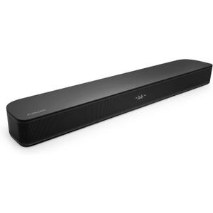 FUNLOGY Sound Bar for Smart TV, 100W 2.1ch Bluetooth 5.0 Soundbar with HDMI ARC, Optical & AUX, Remote Control, for Projector and Gaming, Black