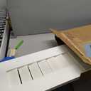 Ekena Millwork GVPVE12X3601SF Vertical Surface Mount PVC Gable Vent, 12 W Inch x 36 H Inch, Factory Primed White