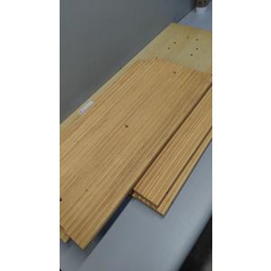 Fluted Console Table - Natural Oak 107X36