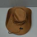 Unisex Faux Felt Cowboy Hats for Women and Men Western Hat Cowboy Sun Hat Wide Brim Cap Vintage Cowboy Costume