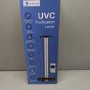 100W UV Light, Ultraviolet Lamp Purifier for Whole Room & House, Ozone-Free, Home Disinfection Device with 3-Gear Timer Remote Control, UVC Lights, Purification for Bathroom, Toilet, Office