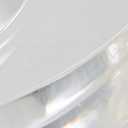 Deco 79 Acrylic Plastic Chain Decorative Sculpture Oval 5 Link Home Decor Statue, Accent Figurine 27" x 0" x 4", Clear