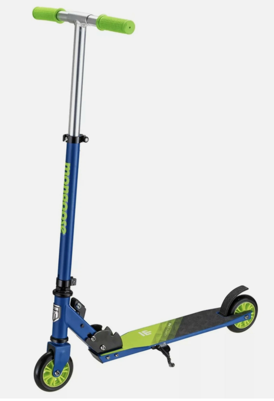 Mongoose Force 3.0 Folding Scooter Blue/Green