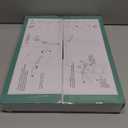 Ladder Stabilizer,Heavy Duty Aluminum Extended Ladder Accessory for Roof Gutter Guard Cleaning Tools,Ladder Stand-Off Wing Span/Wall Ladder Hooks with Non-Slip Rubber Bottom pad.(Patent) (Silver Gray-Aluminum)