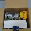 Cordless Compact Router, Mellif Brushless Palm Router Compatible with DeWalt 20V MAX Battery (Tool Only) 28,000RPM 600W w/Fixed Base, 12PCS 1/4" Router Bits, 5-Speed, Edge & Roller Guides, Dust Hood