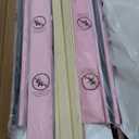 Queen Size Metal Bed Frame with Headboard, Velvet Upholstered Platform Bed Frame No Box Spring Needed, Queen Sized Modern Bedframe with Strong Wooden Slats, Pink