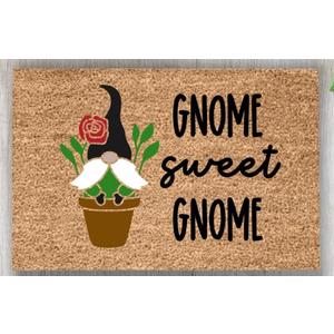 Gnome Sweet Gnome Spring Welcome Porch Decor 16x24 Inch