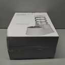 RIZZARI Large Water Dispenser for Dogs: 9L Automatic Stainless Steel Gravity Raised Pet Feeder with Specialized Brush and Triple Filter for Senior Pet Dogs with Neck Pain Garage Living Room (White)