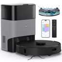 FIXR Robot Vacuum and Mop Combo, Self-Emptying, 60-Day Capacity, Schedule, 180mins Runtime, Home Mapping, Wi-Fi/App/Alexa/Remote, Robotic Vacuum Cleaner for Pet, Hard Floors, Carpet