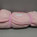 Primlect Lightweight Toddler Nap Mat, Portable Rolled Design Perfect for Daycare Travel, 51x31 All-in-One Sleeping Bag with Removable Pillow and Fleece Blanket for Boys Girls, Machine Washable (Pink Bow)