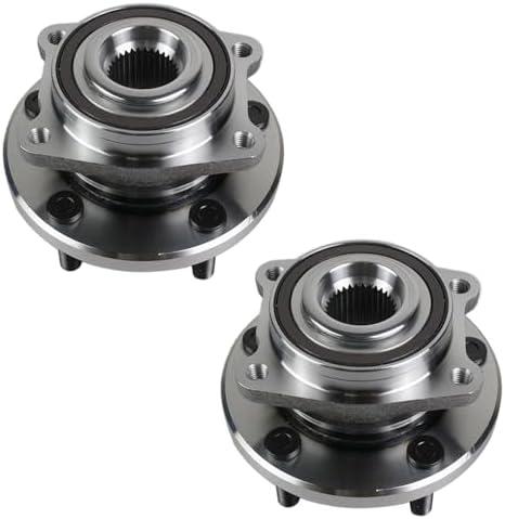 Nhsmgt Pair 513263 Front Wheel Bearing Hub Assembly - Compatible with 11-14 Chrysler 200, 07-10 Sebring, 07-10 Cirrus, 08-14 Dodge Avenger 5 Lugs (ABS Encoder)