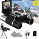 Digital Binoculars with Camera - 8X Digital Zoom, 2" LCD Display 40MP Camera 2.5K Videos Ideal for Concerts, Bird Watching, and Outdoor Adventures with 32GB SD Card - S555