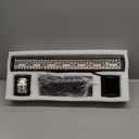 Auxbeam 20 Inch 420W LED Light Bar 2PCS 4 Inch 120W Light Pods, Amber White Strobe Off Road Fog Lights, 6 Modes Memory Reset Function Yellow Spot Flood Driving Work Ditch Lights for Truck Car ATV