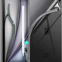 Protective Case for iPad Pro 11-Inch 2022/2021/2020 Model (4th/3rd/2nd Generation), Soft TPU Transparent Slim Shockproof Tablet Cover, Support Pencil 2nd Charging (Black)