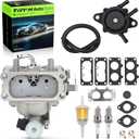 15004-1011 Carburetor with Fuel Filter Set for Kawasaki FX730V 4-Cycle Engine Replace# 15004-1011 15004-0930 15004-7082 15004-7051