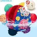 Baby Music Shake Dancing Ball Toy,Developmental Bumpy Ball Sensory Soft Toys,Easy to Grasp Bumps Help Develop Motor Skills